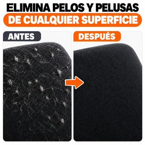 Pruebas 100% efectividad del guante quita pelos y pelusas de cualquier superficie