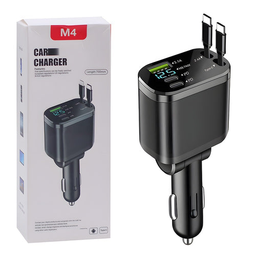 Presentación del cargador para auto de carga rápida hasta 70W de potencia