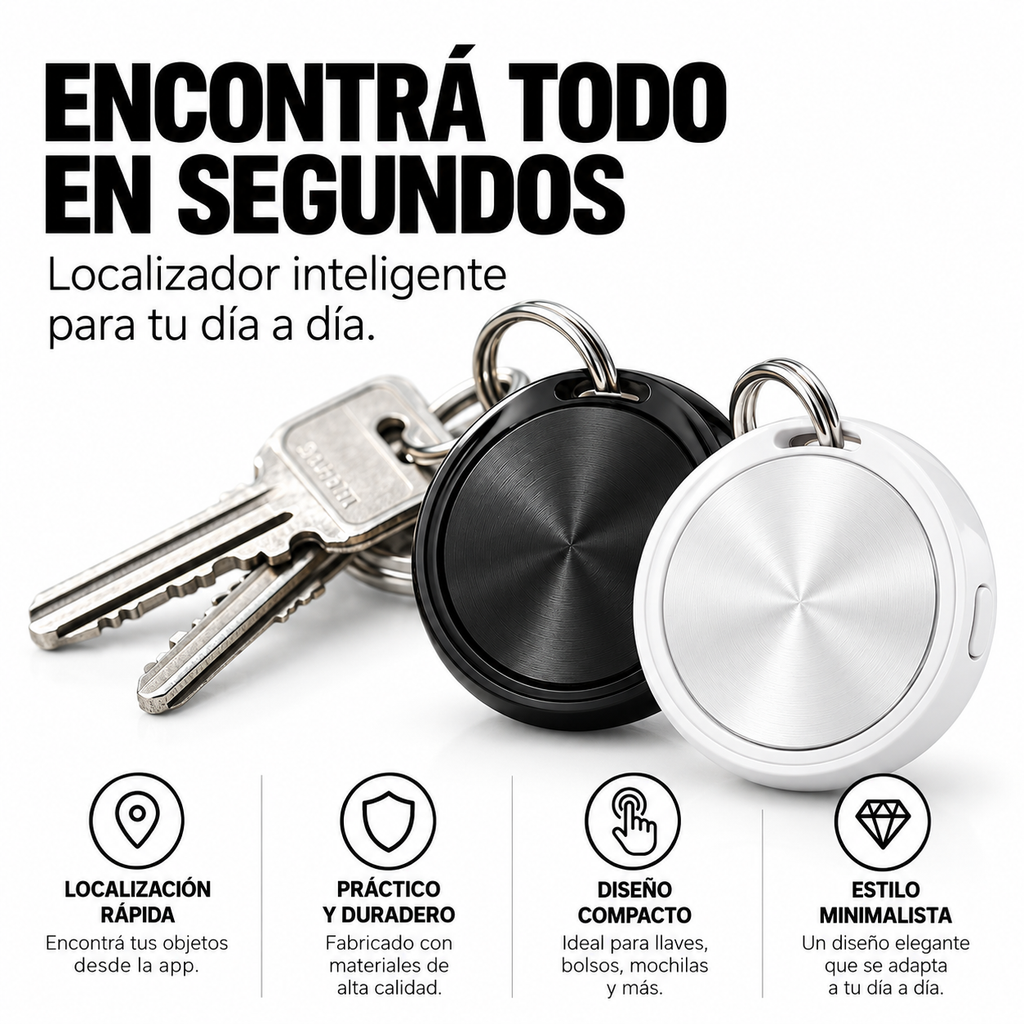 Rastreador localizador en llaves